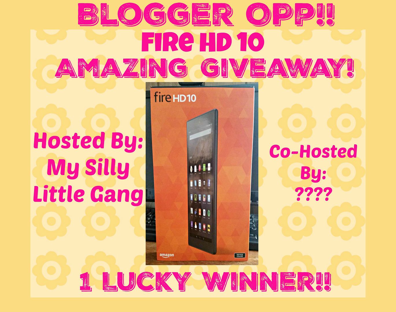 Blogger Opp Amazing Fire HD 10 Giveaway!