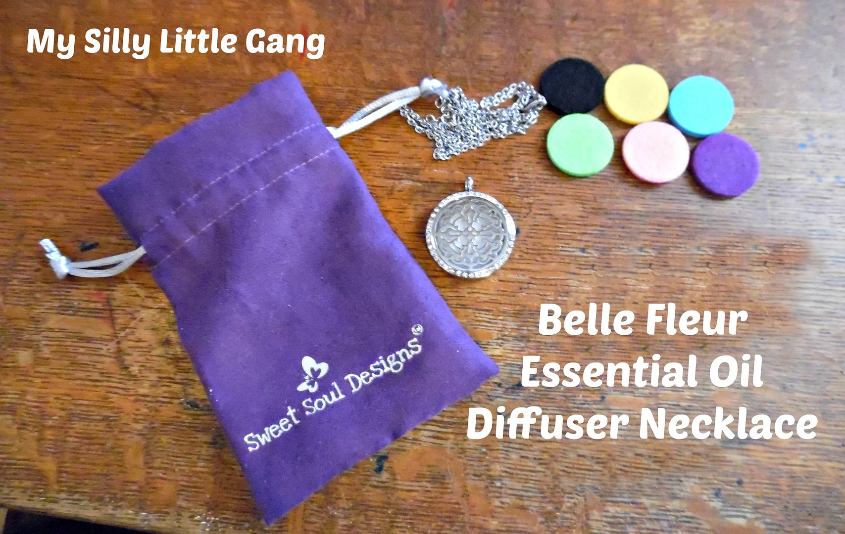 Belle Fleur Essential Oil Diffuser Necklace