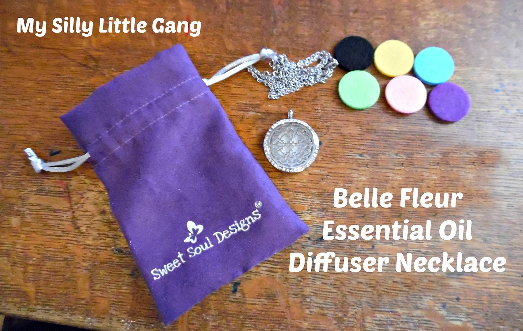 Belle Fleur Essential Oil Diffuser Necklace