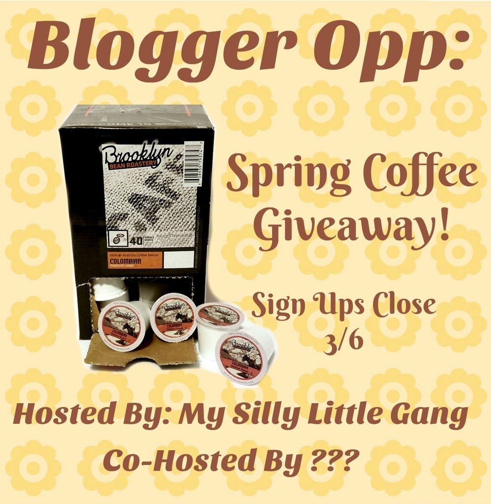 blogger opp spring coffee giveaway