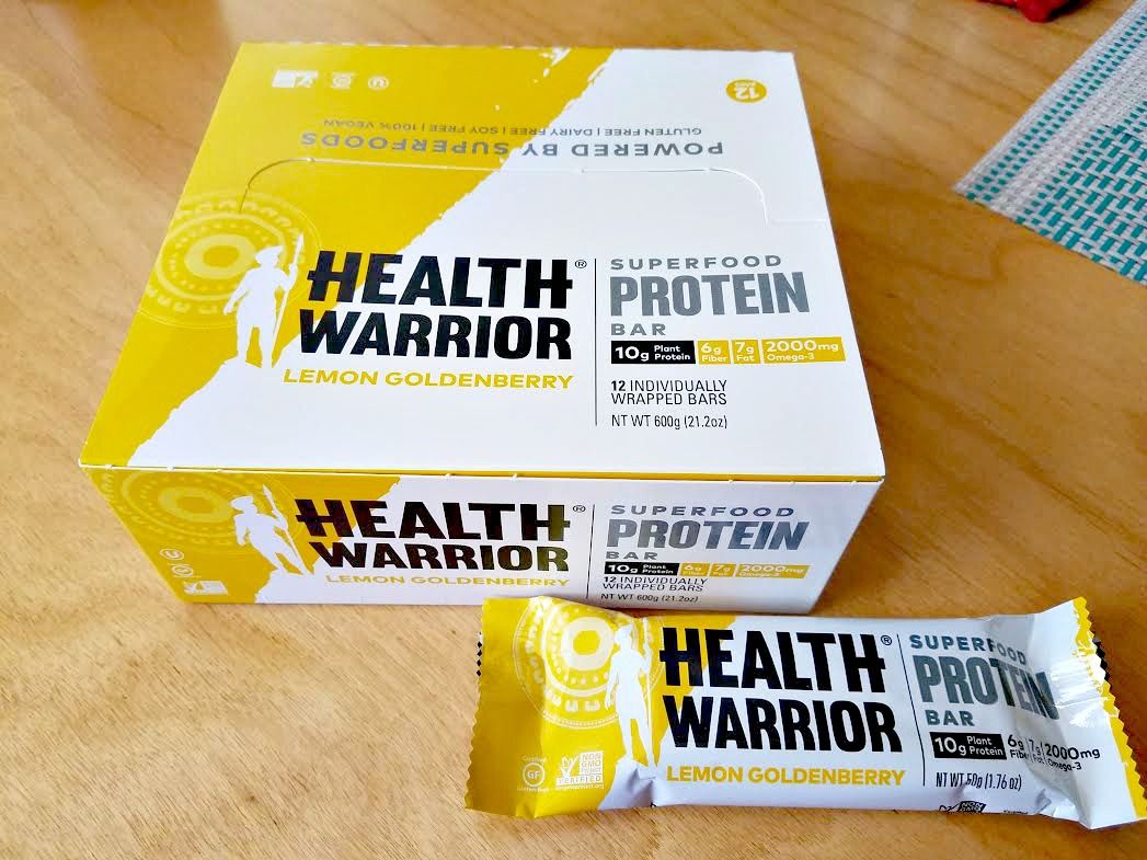 health warrior superfood protein bars