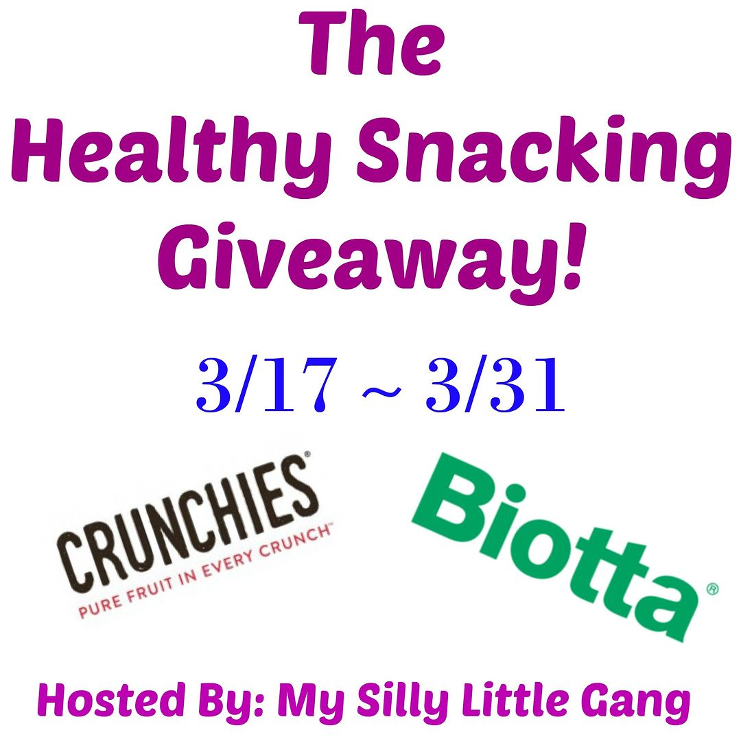 Enter The Healthy Snacking #Giveaway On #mysillylittlegang!