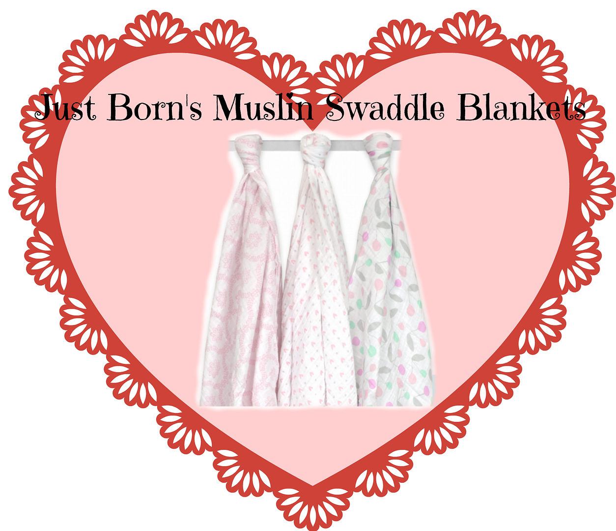 Just Born muslin swaddle blankets