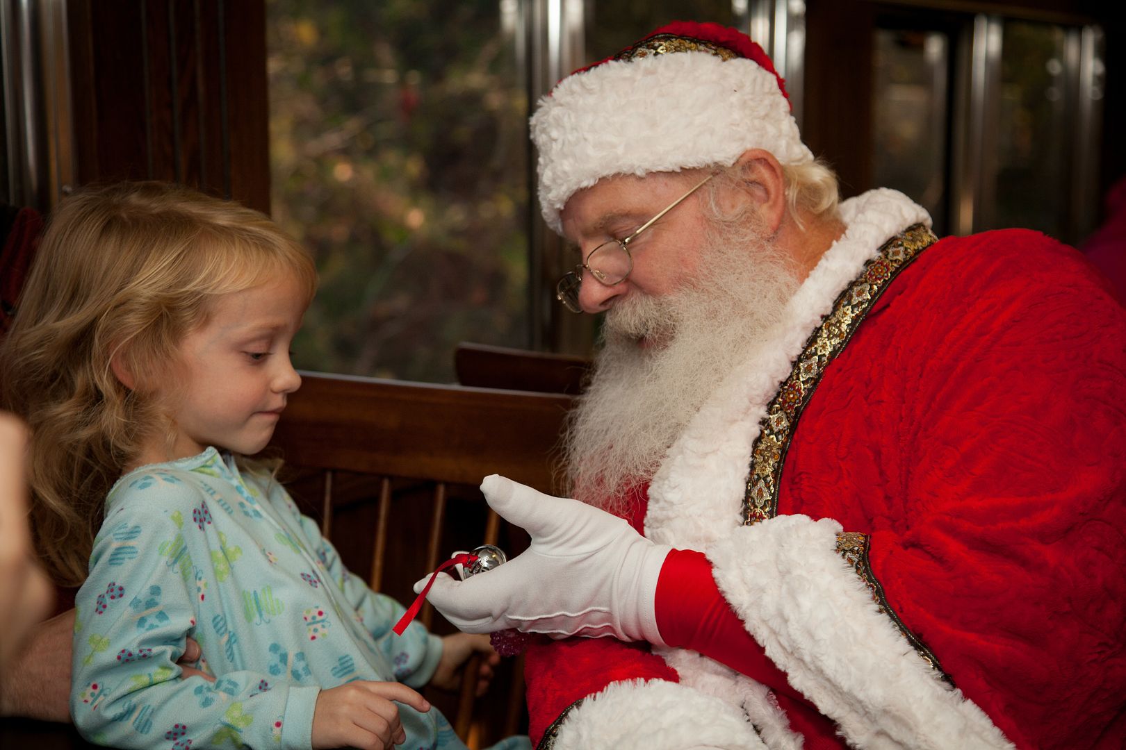 Santa gives first gift of Christmas