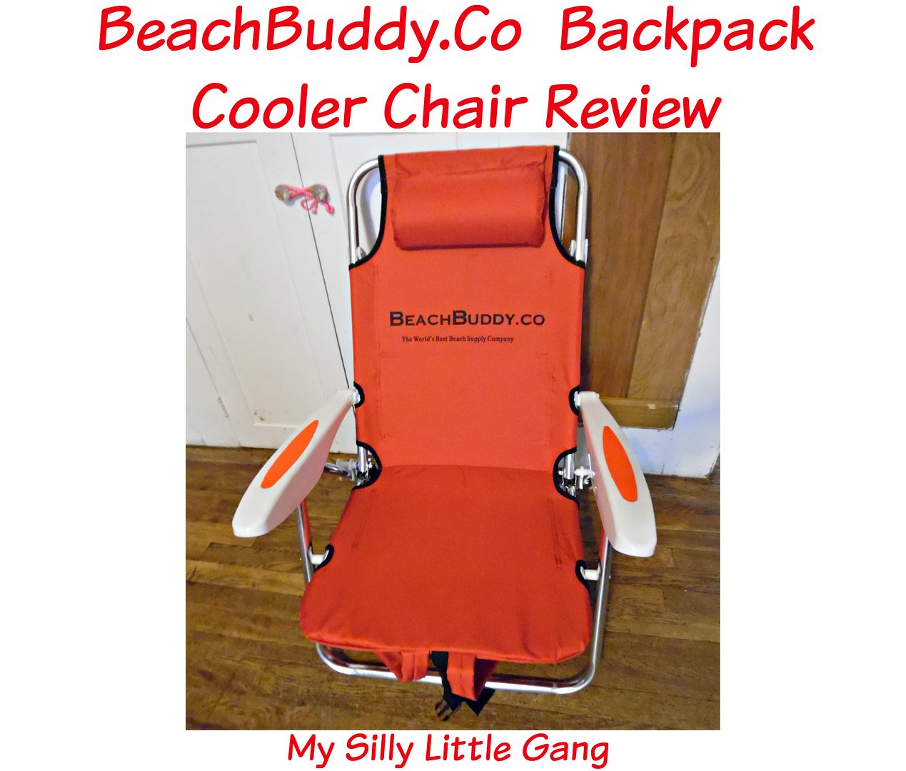 Beach Buddy Backpack Cooler Chair