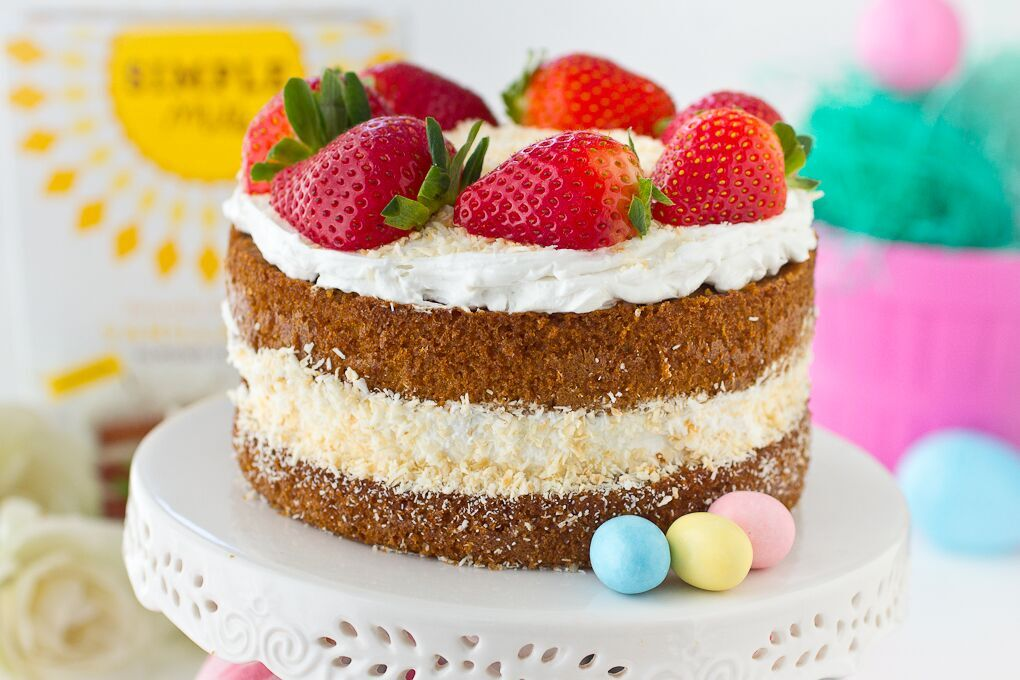 easter treats coconut cake