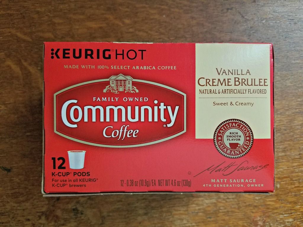 vanilla creme brulee community coffee