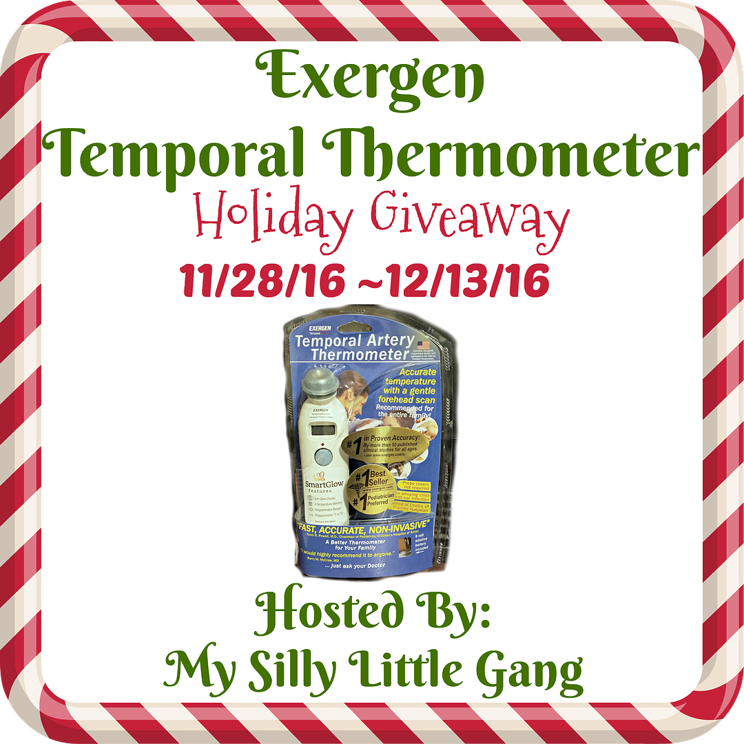 Exergen temporal thermometer Holiday giveaway
