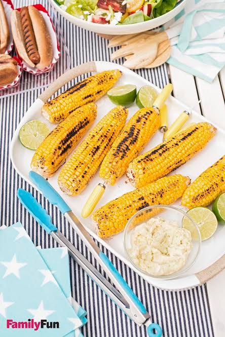 Grilled Corn with Honey-Lime Butter Recipe