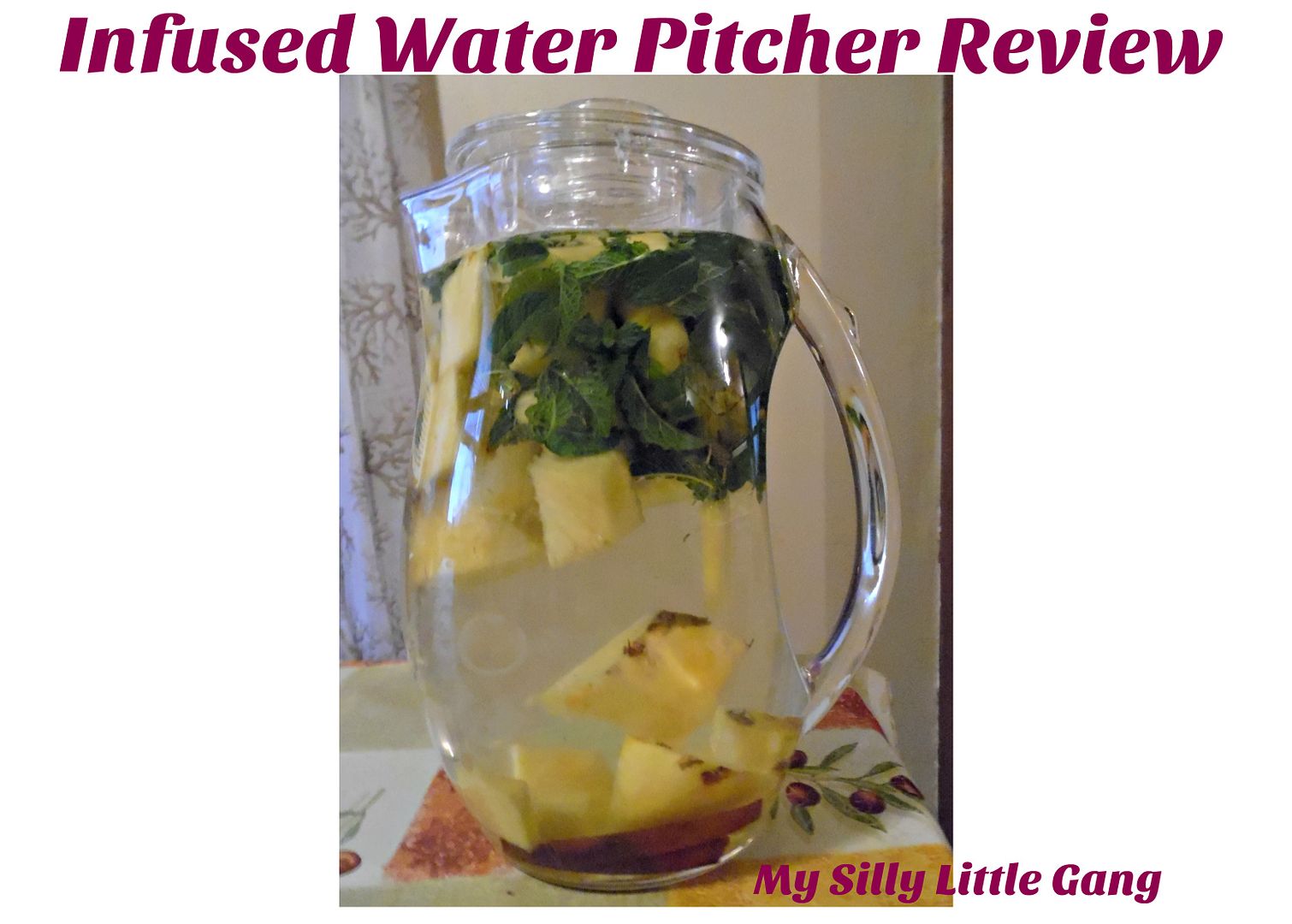 infused water pitcher