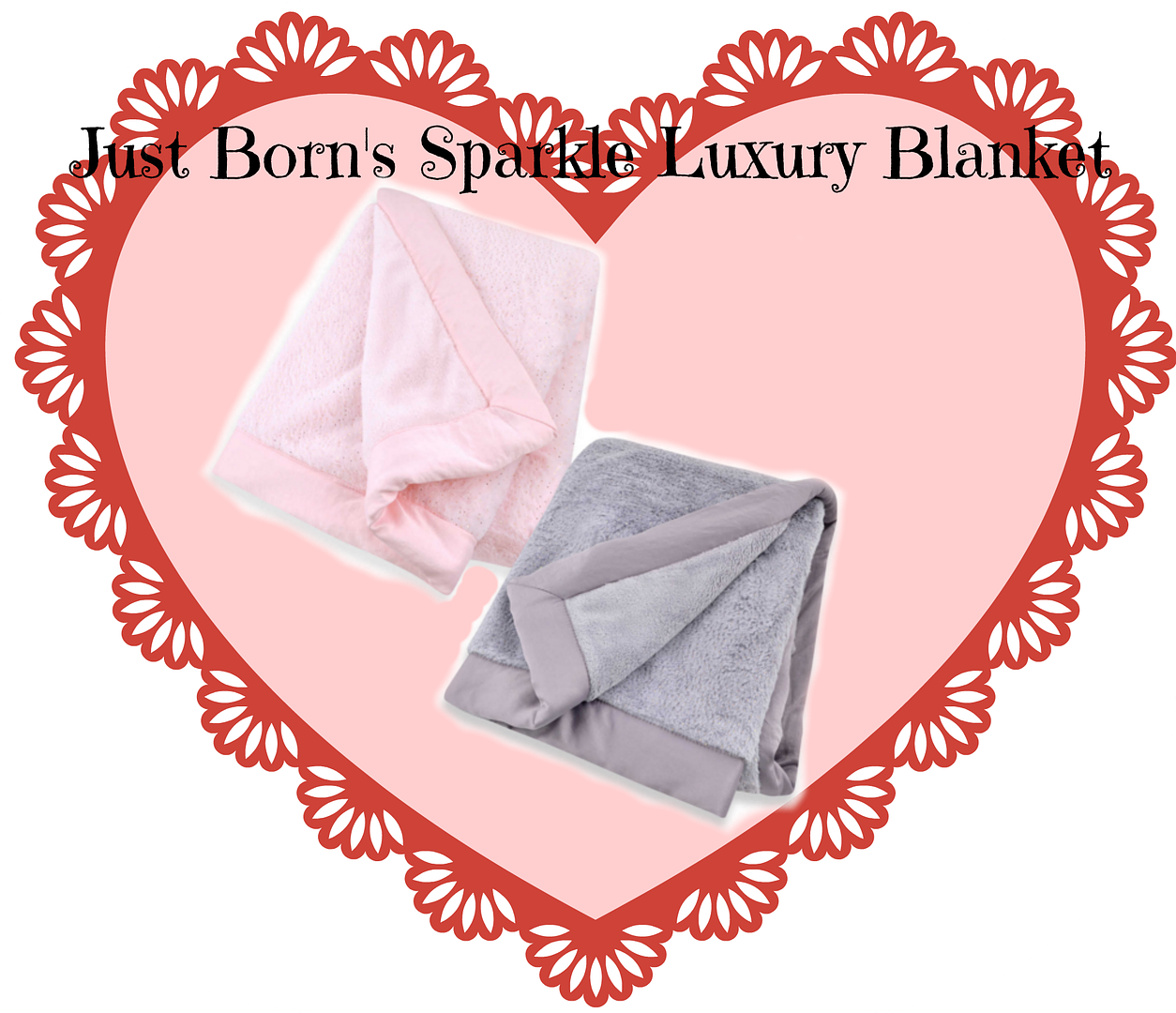 just born's sparkle luxury blanket