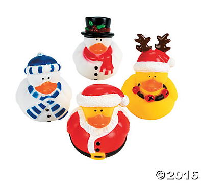Oriental Trading Holiday Rubber Duckies