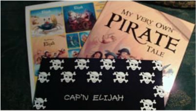 My Very Own Pirate Tale Personalized Storybook, Bandana, and Sticker Gift Set