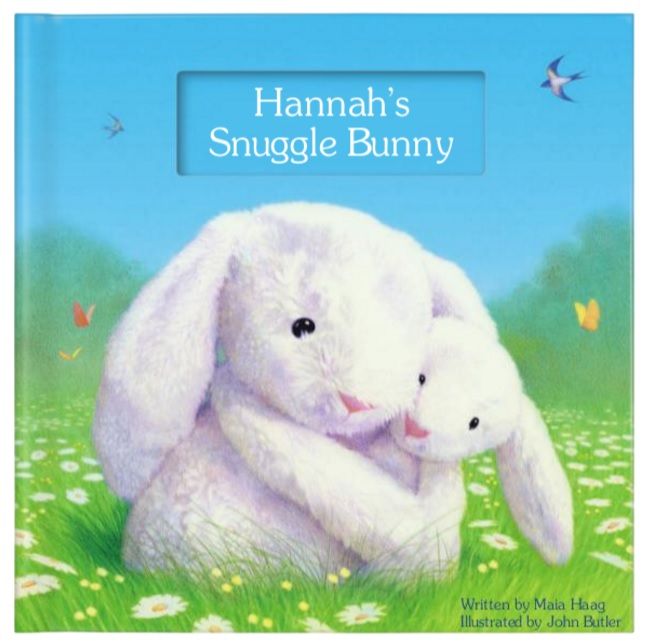 snuggle bunny personalized book