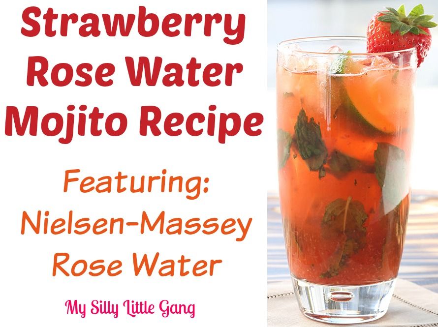 strawberry rose water mojito recipe