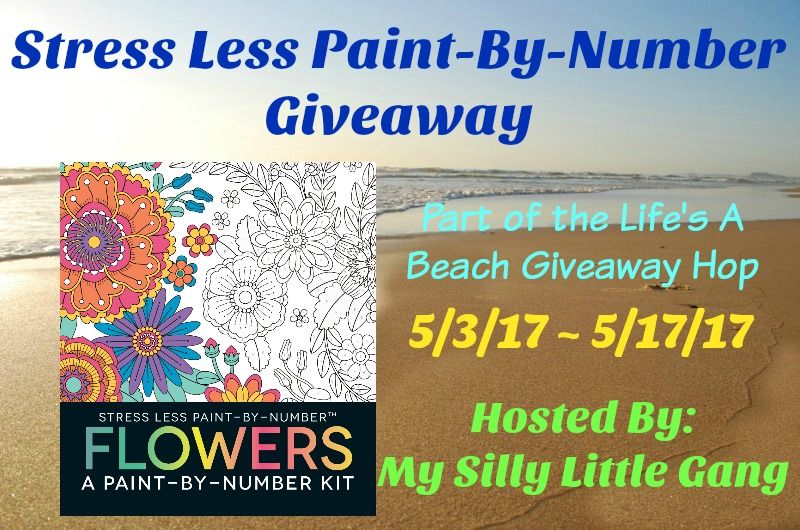 stress less paint by number giveaway