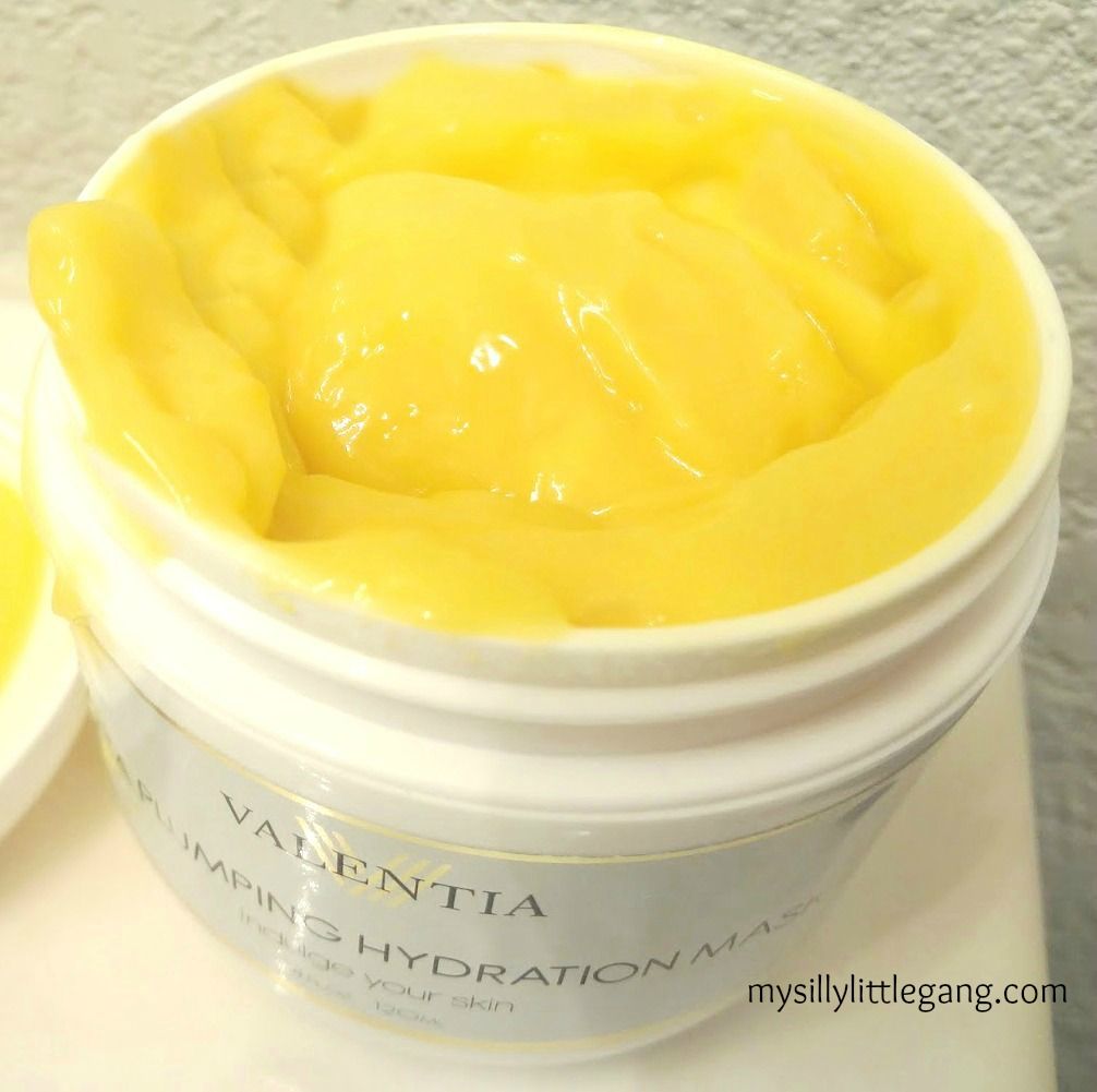 amazing plumping hydration mask from Valentia