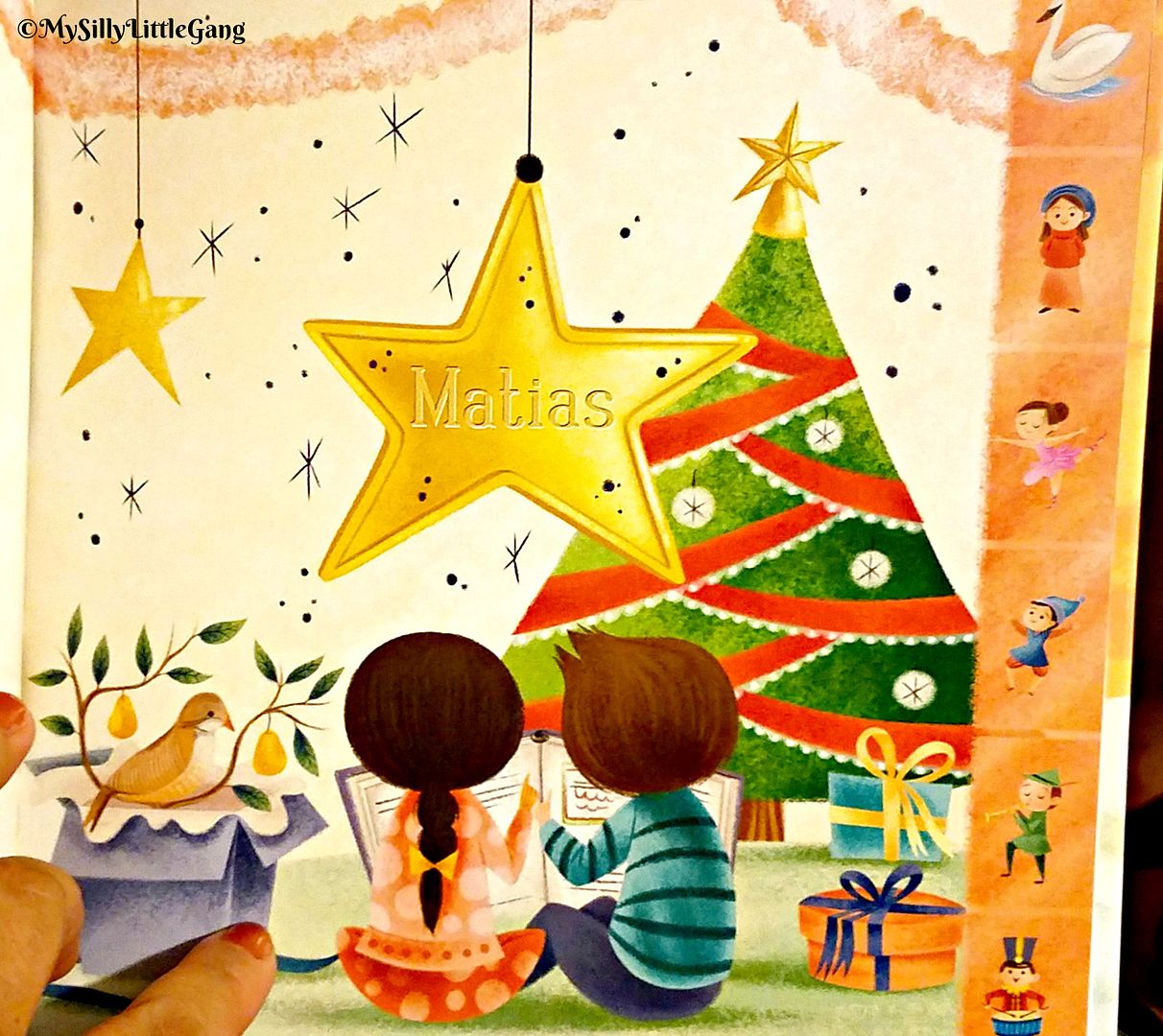 Christmas sing-along personalized book