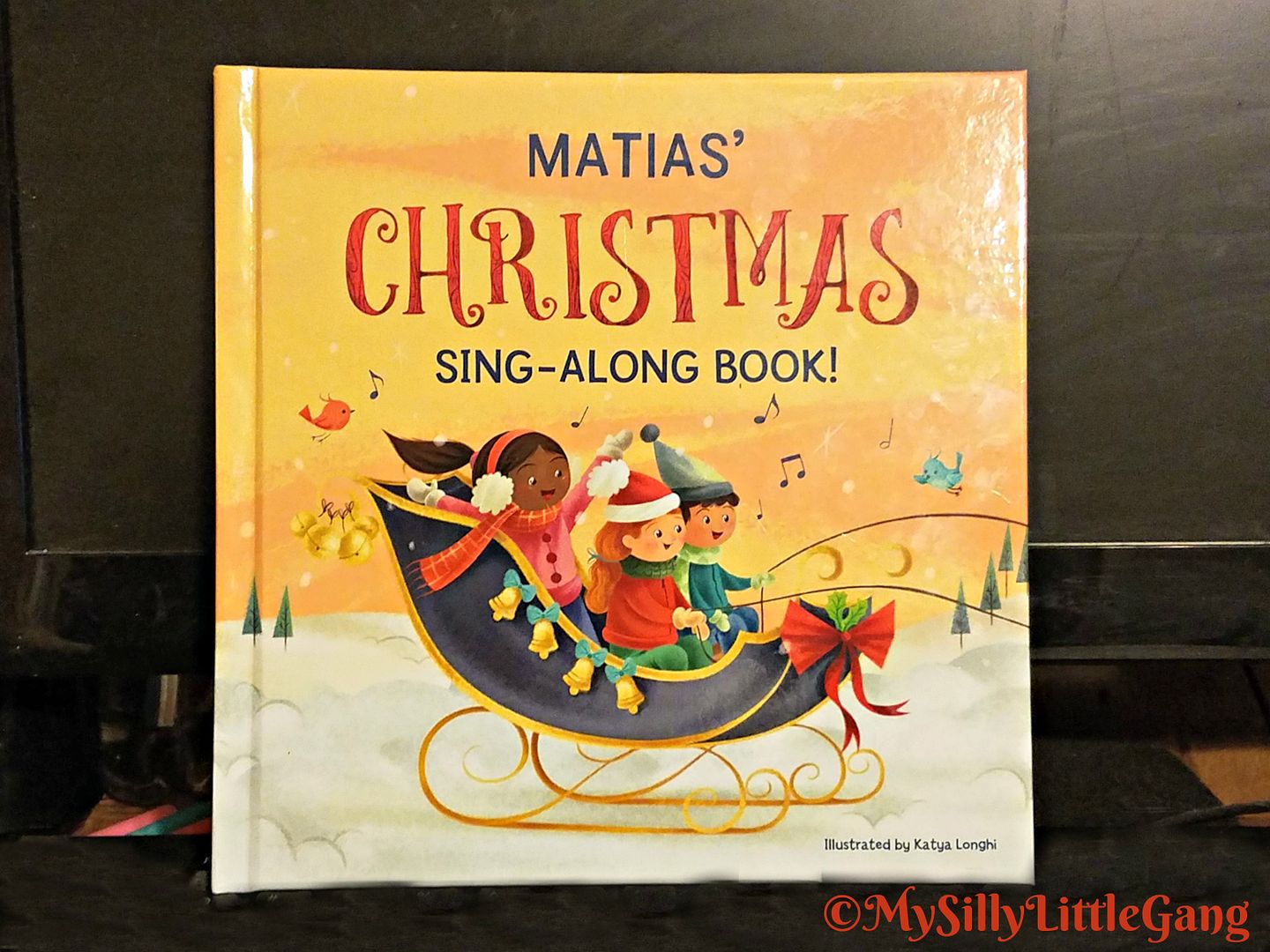 Christmas sing-along personalized book