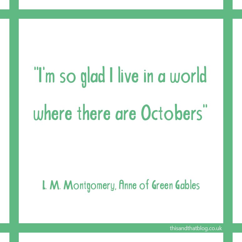 This and That Blog: Thought of the Day - Autumn Quote