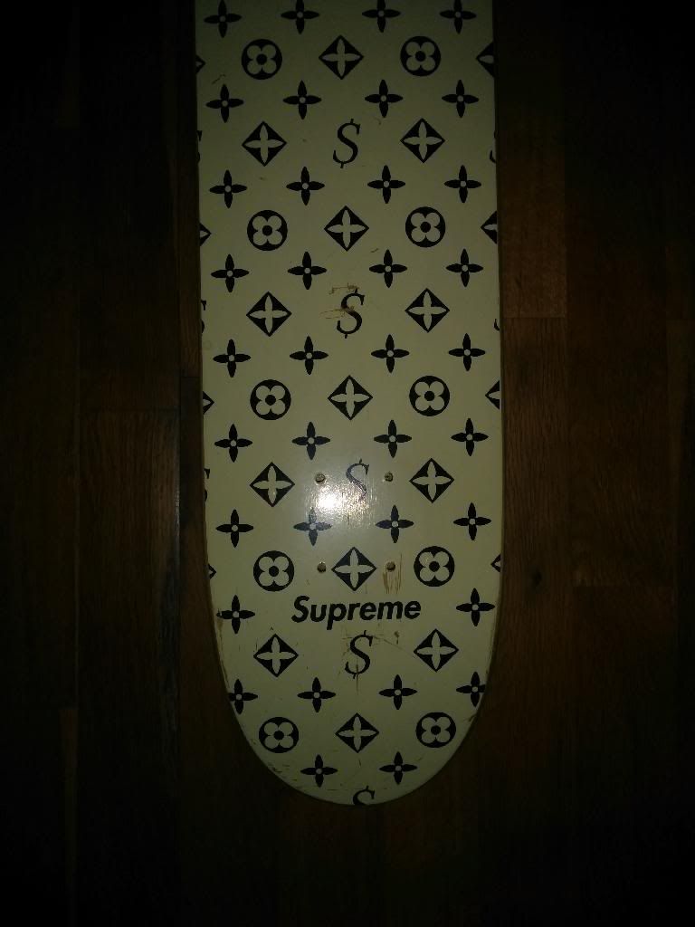 www.neverfullmm.com | Supreme LV Louis Vuitton skate deck (2000) *OFFERS WELCOME*