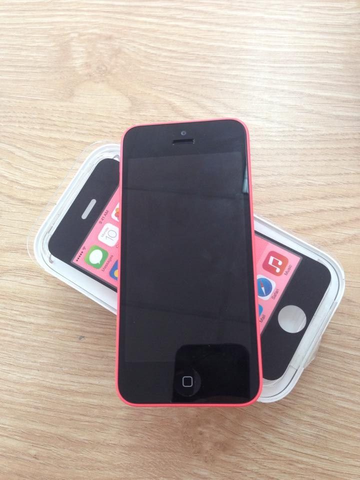 iphone 5C 16gb lock sprint màu pink 99,99% fullbox mới active được 7 ngày giá siêu ok - 1