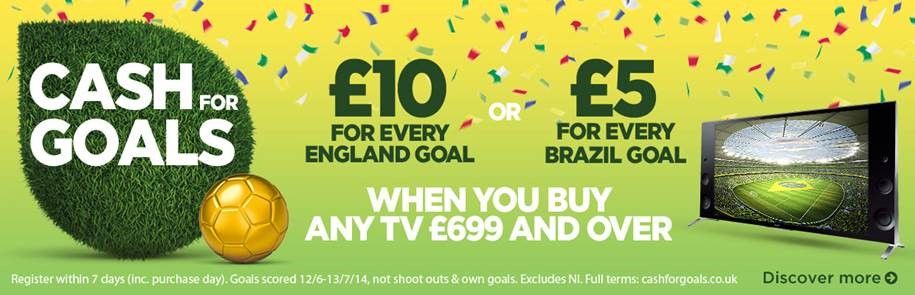 Currys Cash for Goals Cash For Goals