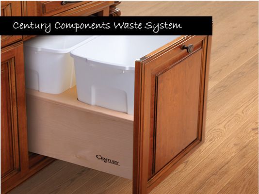 Century Component handcrafted, solid wood waste systems