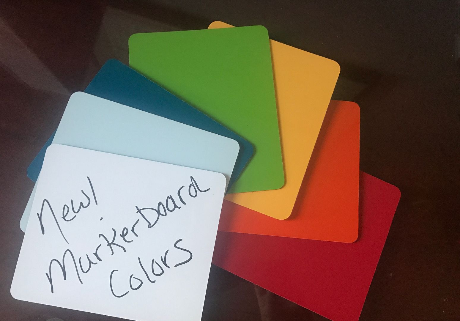 all formica gloss surface colors can now be used as markerboard