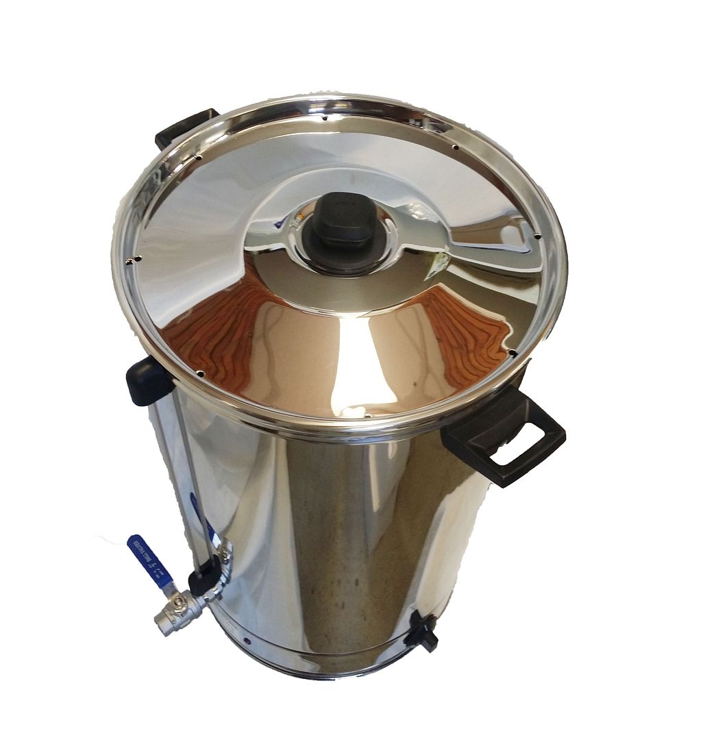 Australian Made 40 Liter S. Steel Boiler/Brewing Kettle with Thermostat