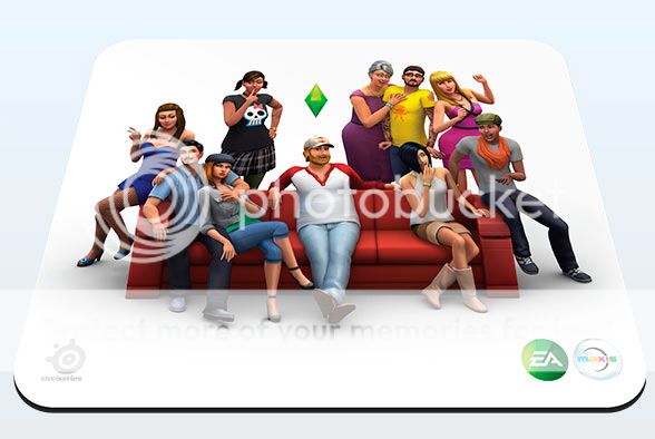 Alfombrilla SteelSeries QCK Edición Sims 4