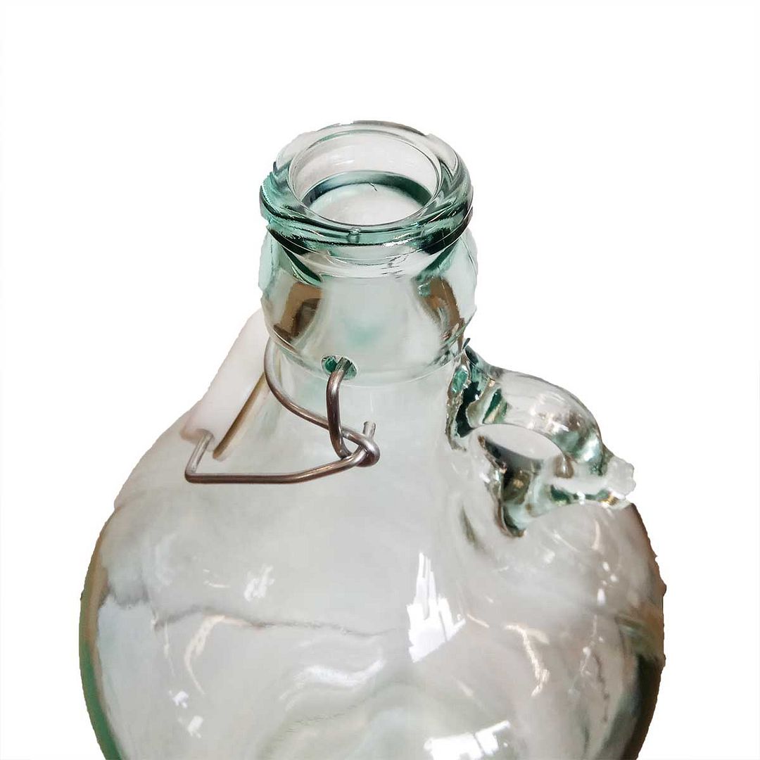 2 X 5L Demijohns Glass Jar with Silicon Bung/Airlocks for Cider/Ginger